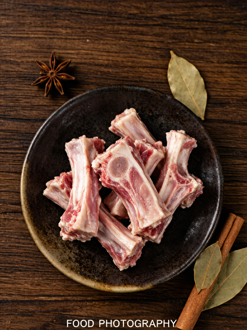 Lamb Spine Bones (Scorpion Cut) 1kg