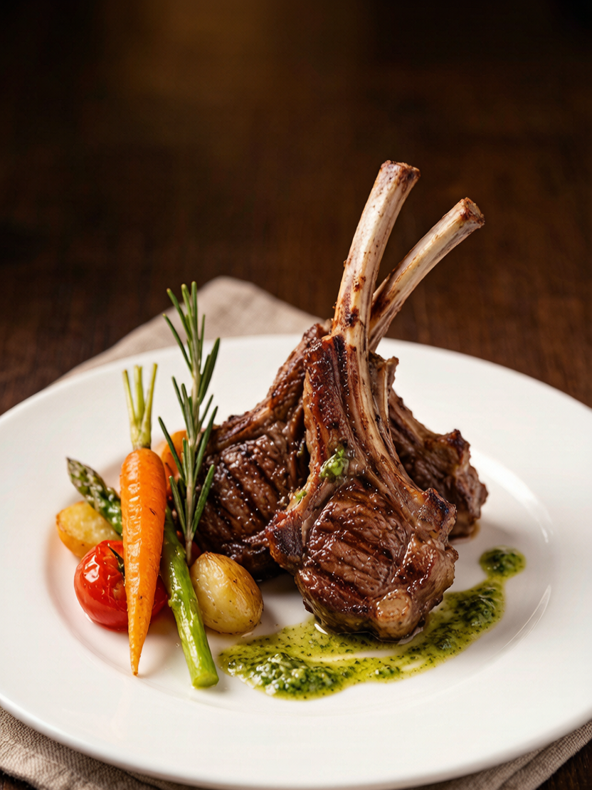 Tomahawk Lamb Chop Rack (12-Bone)